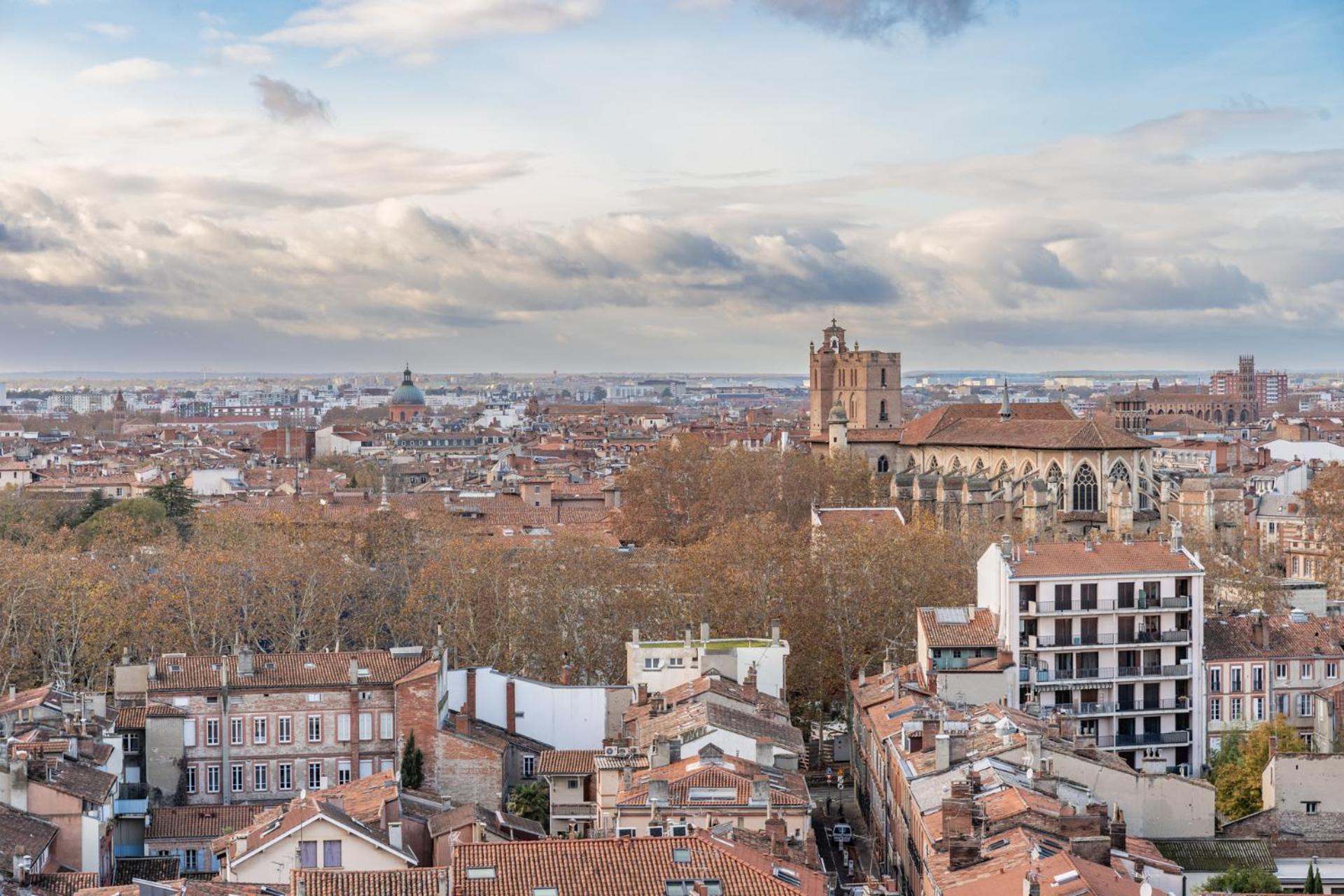 Apartament Le Panoramique - Clim, Balcon, Superbe Vue, Wifi Tuluza Zewnętrze zdjęcie